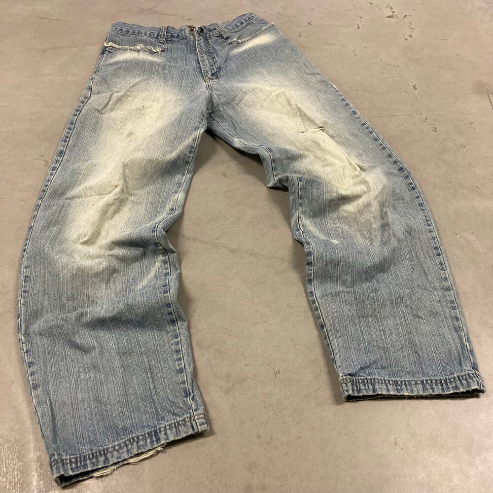 baggy y2k faded noiz jeans 32x34